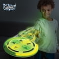 thumbnail image 2 of Way to Celebrate! 1ct Plastic Party Toys Glow Flying Disc, Yellow and Green, 7.6in., 2 of 11