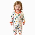 thumbnail image 3 of CAUYDY Newborn Girl Gift Baby Pajamas Toddler Clothes Fall Winter Long Sleeve Shirt Elastic Waist Pants 2 Piece Set Infant Outfits for Girls 12 18 24 Months Sizes 18-24 Months,Multicolour, 3 of 7