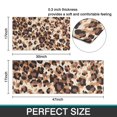 thumbnail image 7 of Beige and Brown Leopard Pattern Kitchen Rugs Sets Of 2,Anti Fatigue Kitchen Mat Rugs Non Slip Washable,Decorative Kitchen Floor Mats for Kitchen,Sink,Laundry,17"x30"+17"x47", 7 of 7