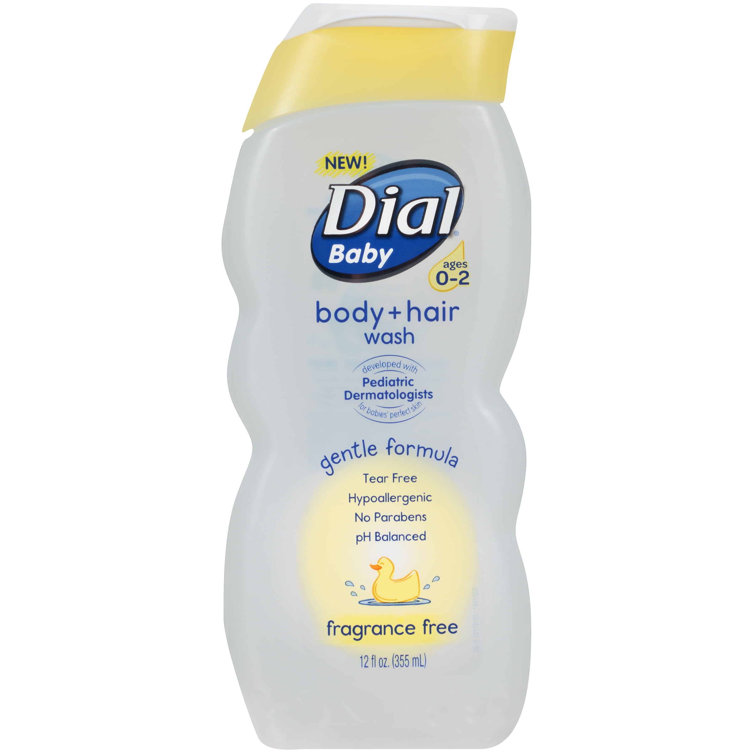 Dial Baby Body Wash, Fragrance Free, 12 Ounce