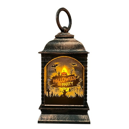 

Home Decoration Christmas Decor Halloween Light Lantern Windproof Pumpkin Lamp Party Night Decoration Black