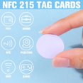 thumbnail image 3 of 80Pcs NFC TagsNtag 215 NFC Sticker Chip Round NFC Tag Rewritable NFC Card Sticky Back NFC Enabled Cell Phone Device, 3 of 7