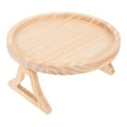 thumbnail image 1 of Minkissy 1Set sofa armrest tray Rectangular Khaki Wood Phone Stand for Adults, 1 of 5