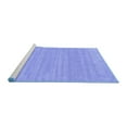 thumbnail image 2 of Ahgly Company Machine Washable Indoor Rectangle Solid Blue Modern Area Rugs, 7' x 10', 2 of 4