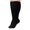 Black 2XL, variant on LShunze Wide Calf Compression Socks for Men & Women, Plus Size Knee High Stockings Support for Circulation, Running, Sports