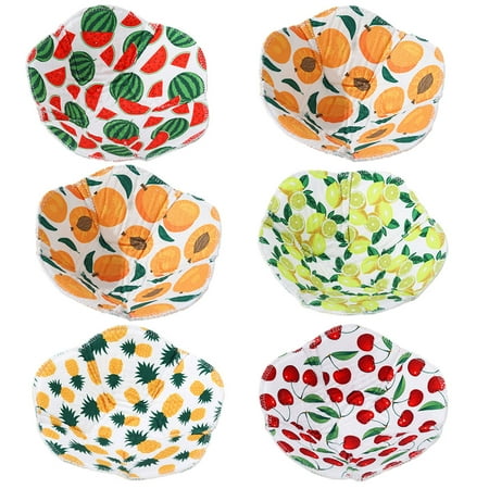 

Voiceine 6Pcs Bowl Cozy Holder Microwave Bowl Holders Plate Huggers Microwave Safe Holder (Mixed Style)
