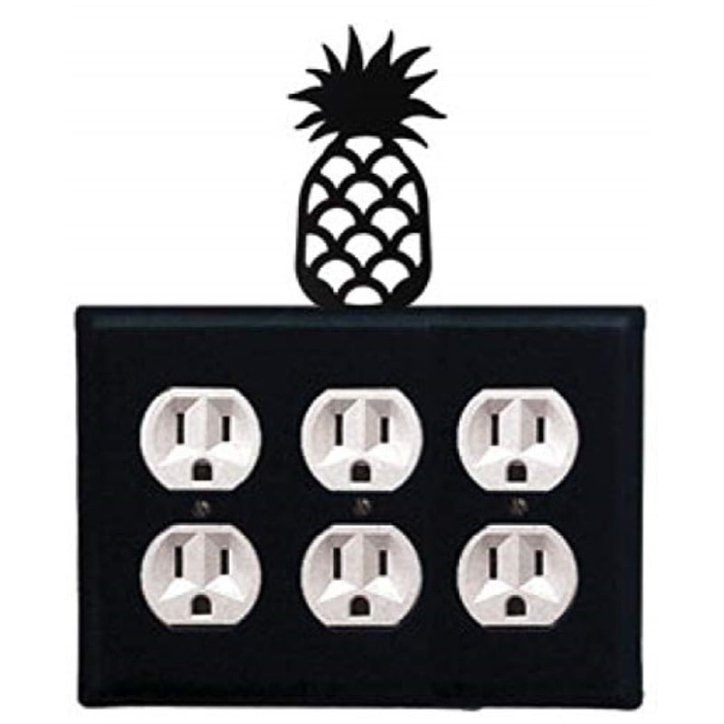 Pineapple - Triple Outlet Cover