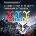 thumbnail image 2 of CARTTOU Motorcycle Sticker Gas Oil Fuel Tank Pad Protector Case Decal for Kawasaki Yamaha Toyota, 2 of 6