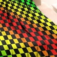 thumbnail image 3 of Rainbow Color Checkered Pattern Blanket,Comfortable Soft Flannel Throw Blanket,All Season,Warm Lightweight Blankets for Sofa Bed Couch Living Room Chair,30"x40", 3 of 4