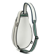 Splihome Tennis Crossbody Bag Chest Shoulder Bag for Tennis Racket Pickleball Paddles Badminton Racquet Racket Cover