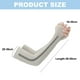 thumbnail image 2 of Manga de brazo y cubierta de pie de seda de hielo con protección solar para mujer, manga de puño UPF 50 de doble propósito para conducir, andar en bicicleta, correr, gris,, 2 of 5