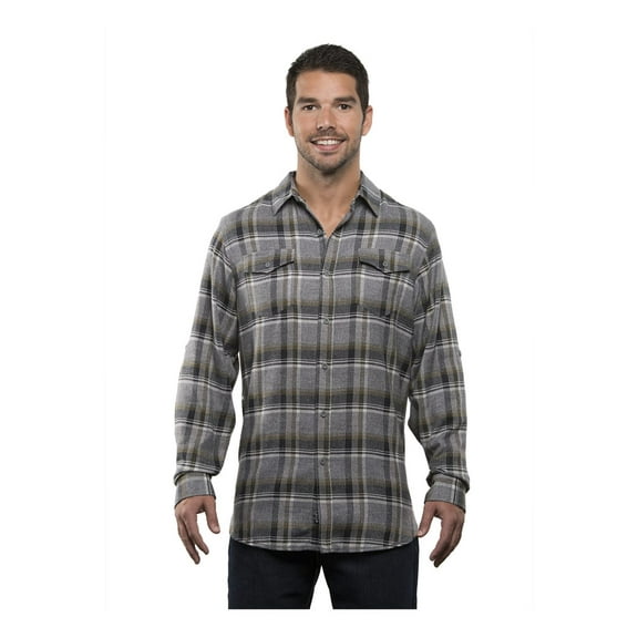 Burnside Yarn-Dyed Long Sleeve Flannel Shirt