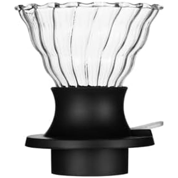 Switch Immersion Dripper Size 02 high borosilicate glass coffee pour over maker,clever coffee dripper Manual Brew Maker,Simple to operate and easy to clean,Gift box packaging