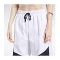 thumbnail image 3 of Reebok Womens Wide Leg Athletic Track Pants, White, Plus Size, 1X, 3 of 5