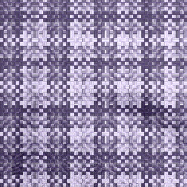 oneOone Rayon Violet Fabric Asian Japanese Sashiko Craft Projects Decor Fabric Printed By The Yard 56 Inch Wide