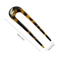 thumbnail image 7 of SPRING PARK Retro Girls Alloy U Shape Women Hair Clip Hairpin Women Leopard Hair Fork, 7 of 7