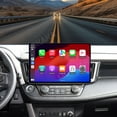 thumbnail image 3 of MOOKAKA 13.3 inch Carplay Screen/Radio/Multimedia Player for Toyota RAV4 2019 2020 2021 Models Universal Car Navigation/GPS Upgrade Headunit Android Display 1080P Touch Screen Replace System, 3 of 7