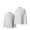 White, variant on BUIGTTKLOP Men's Long Sleeve Tops Turtleneck Slim Fitted Base Layer Thermal Lightweight Tees Top