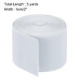thumbnail image 2 of Bandas elásticas Uxcell para coser, banda elástica de doble cara, alta elasticidad para pelucas y pantalones, blanca, 5 yardas, 2 of 6