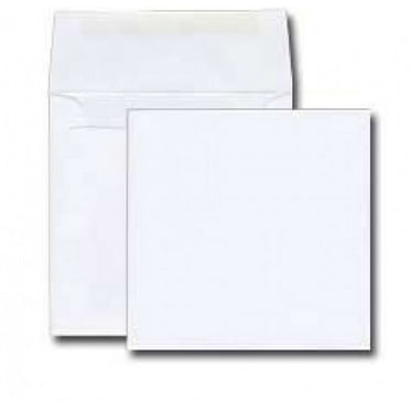 7 1/2 Square Invitation Envelope - 24# Smooth White (7.5 x 7.5) - Announcement Envelope Series (Pkg of 25)