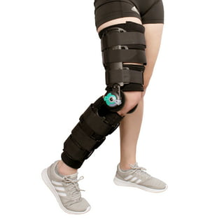 Hinged Knee Brace Post Op ROM knee Support Stabilizer, E-KN096