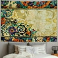 thumbnail image 2 of Autua Pattern Art Nouveau Fashion Tapestry Wall Hanging Unique Style Graphic Tapestries Home Wall Decor for Living Room Bedroom Dorm Apartment - 4 Sizes Available 40x30inch, 2 of 6