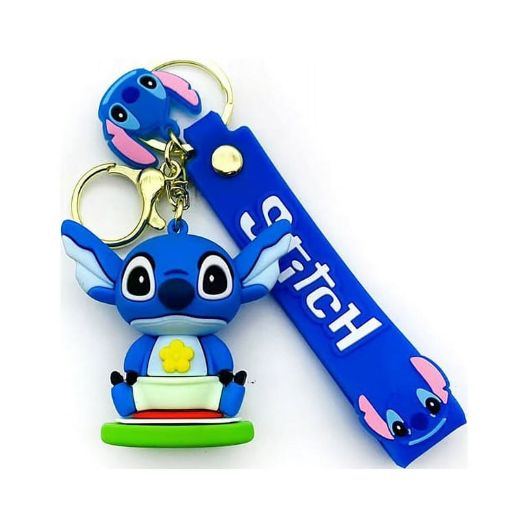 New Hawaii Stitch Keychains Disney Ilaveros Car Key Handbag