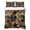 Brown, variant on King Quilt Set 96''x106'', Marble Purple Lightweight Bedspread Coverlet Set with 2 Pillow Shams, Gold White Modern Gradient Ocean Ripple Breathable All Season Quilt Bedding for Bedroom/Guest Room