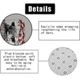 thumbnail image 6 of 4PCS Valentine's Day Highland Cow Shower Curtain Sets with Rugs, Waterproof Fabric White Shower Curtain, Red Plaid Romantic Pink Rose Floral Love Funny Bull Cattle Farm Animal Bathroom Decor, 6 of 7
