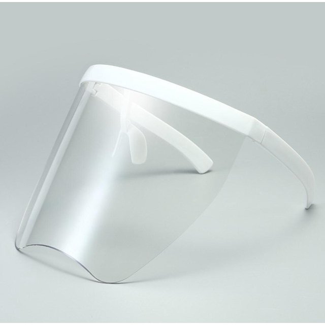 Visera de protección ocular Unisex, máscara antiespray, gafas de sol de espejo grandes, Protector de media cara, máscara facial qiuyongming unisex