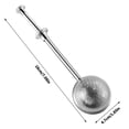 thumbnail image 2 of Ruiboury 2 Pieces Ball Shaped Tea Infuser Infuser Stainless Steel Tea Strainer Push Style Tea Infuser Strainer Tea Infuser Tool, 2 of 9