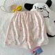 thumbnail image 5 of Conjunto de ropa de dormir de tres piezas de algodón de nube de verano para mujer, ropa bonita de manga corta para el hogar, camisón suave y cómodo y transpirable, 5 of 5
