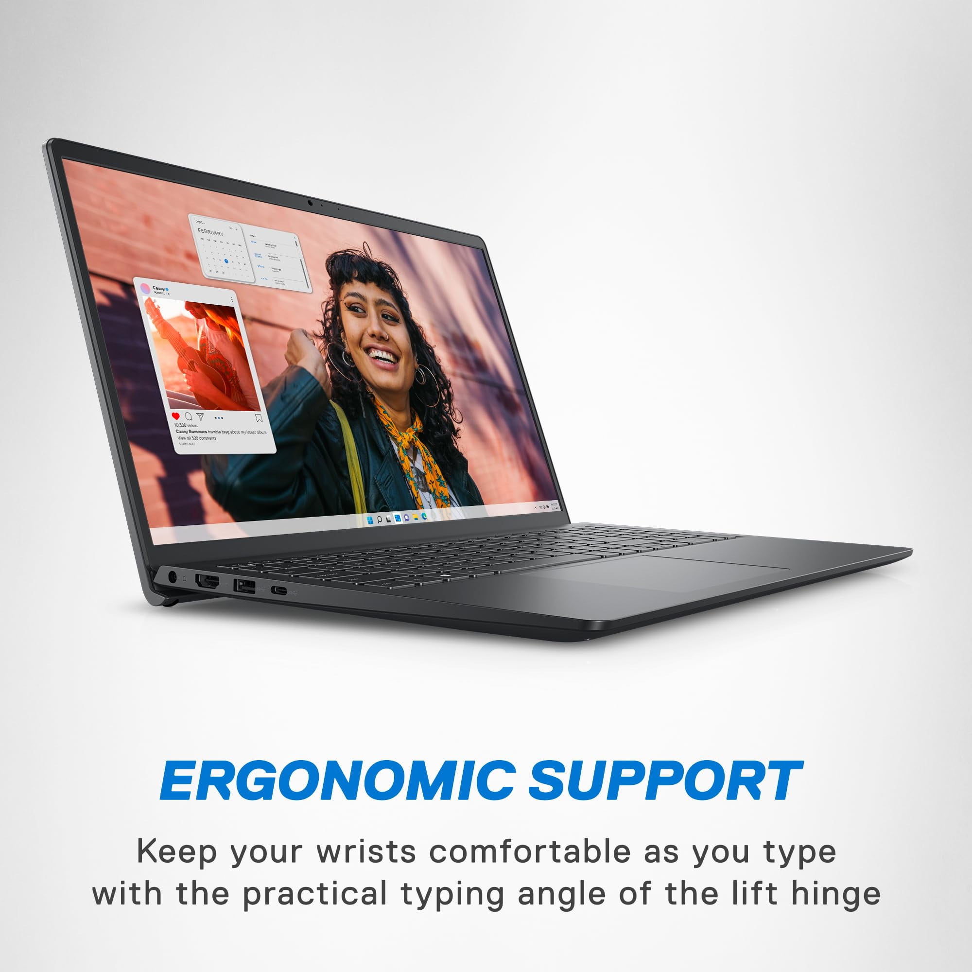 Dell Inspiron 3530 Laptop - 15.6-inch FHD (1920 x 1080) Touchscreen Display, Intel Core i5-1335U, 16GB DDR4 RAM, 512GB SSD, Intel Iris Xe Graphics, Windows 11 Home - Carbon Black
