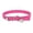 Dark Pink, variant on Adjustable Leather Pet Collar with Bell, Classic Durable Basic Collar for Small Medium Dogs and Cats(Yellow,50cm)