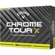 thumbnail image 1 of Pelota de golf Callaway Chrome Tour X 360 Stripe Yellow, paquete de 24, 1 of 4