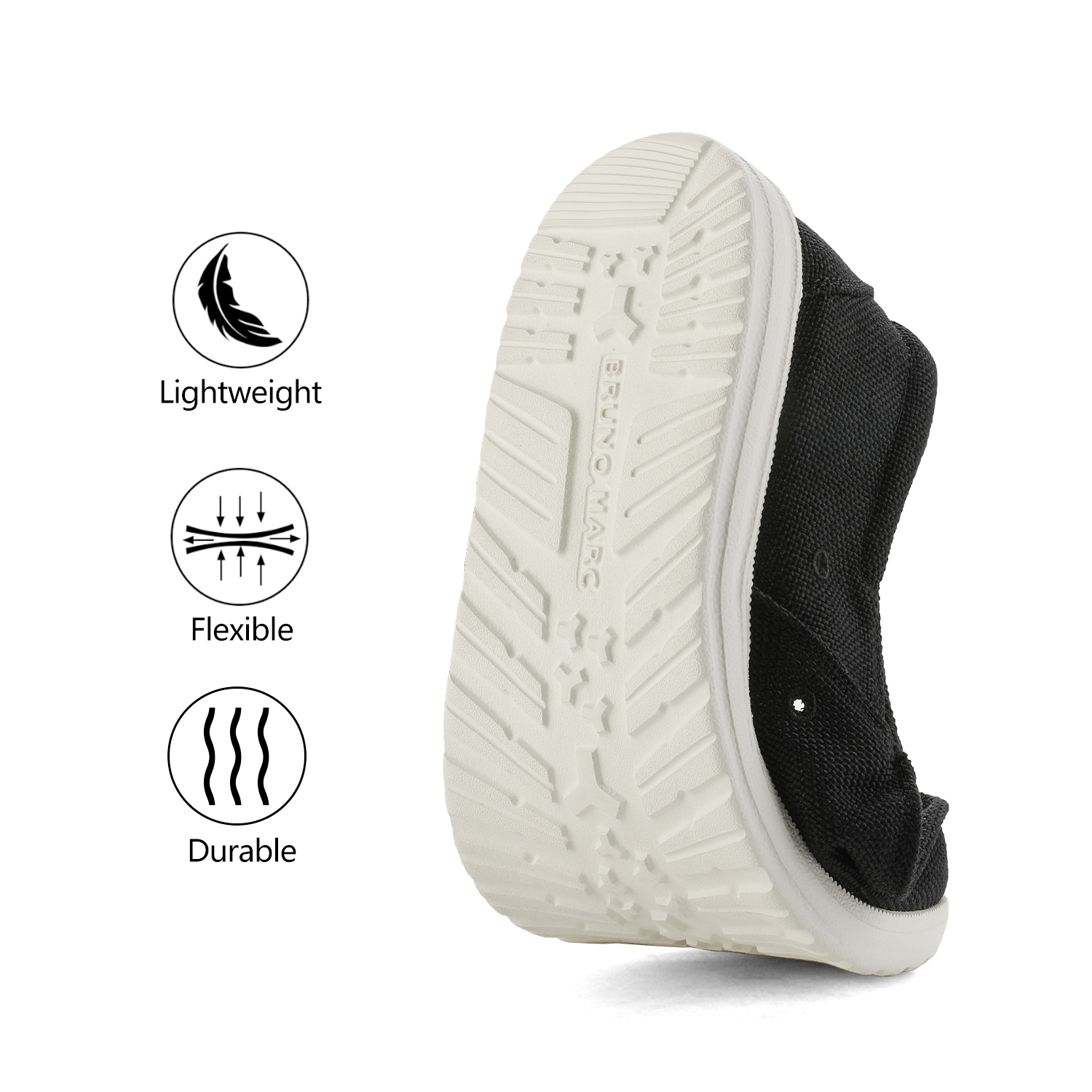 Bruno Marc Men's Slip On Loafer Walking Shoes SUNVENT-01 BLACK size 8.5 - image 2 of 5