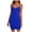 Blue, variant on Women Backless Dress Women's Sexy Spaghetti Strap Bodycon Cowl Neck Party Cocktail Maxi Dress(Blue,2XL)