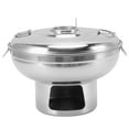 thumbnail image 2 of Charcoal Hot Pot, Portable Fast Heating Dry Ice Hot Pot Stainless Steel  For Home Gold,Silver, 2 of 8