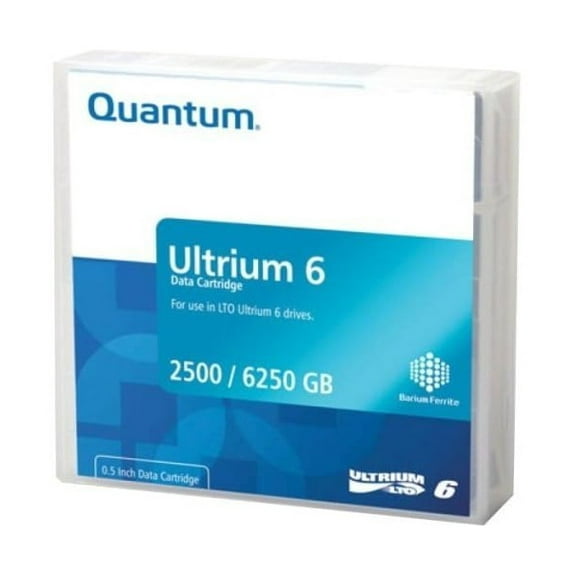 Quantum LTO Ultrium 6 Data Tape Cartridge 2.5TB / 6.25TB MR-L6MQN-01 Pack of x5