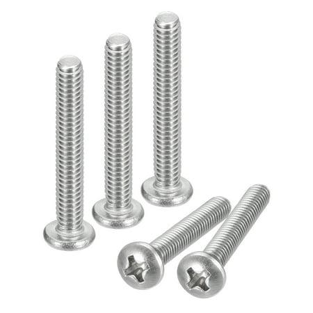 

#8-32x1-1/8 Pan Head Machine Screws Stainless Steel 18-8 Screw Pack of 50