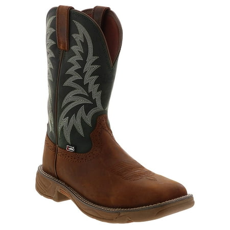 

Justin Boots Stampede Rush Square Toe Wide-Width Western Boot Brown | SE7401