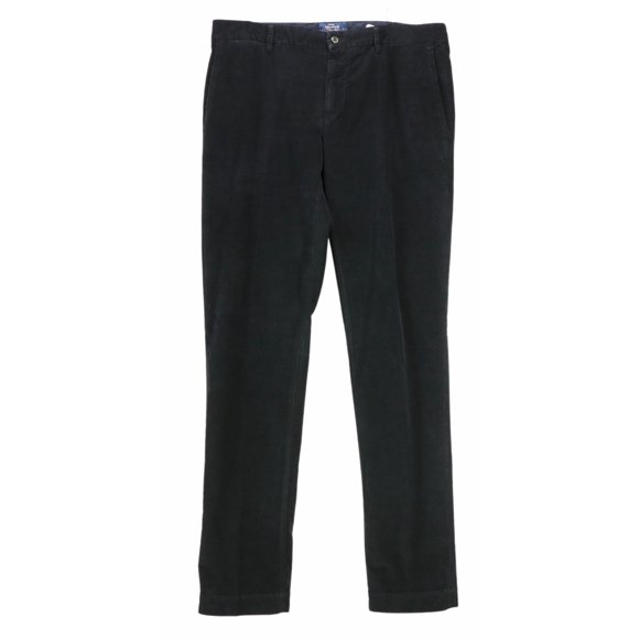 Masons Pantalon et Capri en Velours Côtelé Extensible Bleu Marine New York pour Hommes - 52