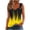 Yellow, variant on fatyb Tank Top for Women Fashion Printed Sleeveless Tshirts Casual Loose Summer Ladies Tunic Blouses