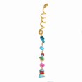 thumbnail image 2 of Yoyauz Colorful Natural Stone Pendant Hair Ornament Braided Jewelry Long Hair Lock Accessories Alloy Spiral Coil Hair Clip Metal Hair Pin Decoration Women's Jewelry Hair Ring Braided Hair Accessories, 2 of 7