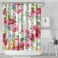 thumbnail image 2 of Waterproof Pioneer Shower Curtain 72x84 Inch Polyester Unique Cute Floral Shower Curtain for Bathroom Hotel Home Decor with 12 Plastic Hooks, 2 of 5