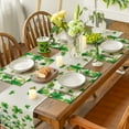 thumbnail image 2 of Sm:)e Shamrock Clover Lucky Irish St. Patrick's Day Placemats Set of 4, 12x18 Inch Seasonal Spring Table Mats for Party Kitchen Dining Decoration, 2 of 7