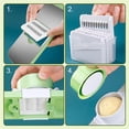 thumbnail image 2 of Picadora Alimentos 6 en 1 Cortador Verduras Multifuncional Acero Inoxidable () Verde, 2 of 3