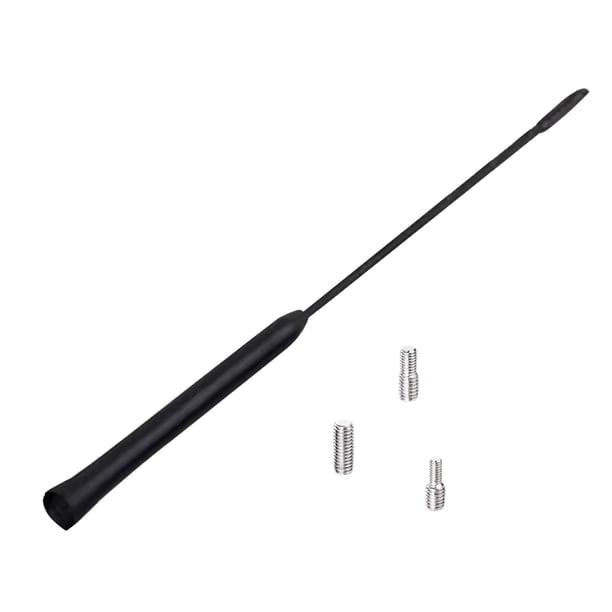 Mástil de antena para coche, amplificador de señal de radio universal, antena para vehículo, antena de radio para coche 28 cm x 15 cm x 15 cm