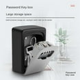 thumbnail image 4 of Wall Mount Key Lock Box,4 Position Outdoor Combination Lock Box, House Keys, Key Safe Secure Storage Lock Box,Black-Gray, 4 of 5