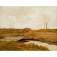 thumbnail image 2 of Frederick W. Kost 24x20 Black Ornate Framed Double Matted Museum Art Print Titled: Southfield Marshes, Staten Island, 2 of 5